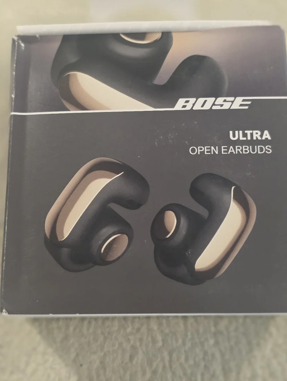 Bose Ultra Open Earbuds - Black and Gold